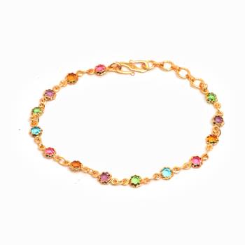Multicolor Gold plated copper bracelet 2