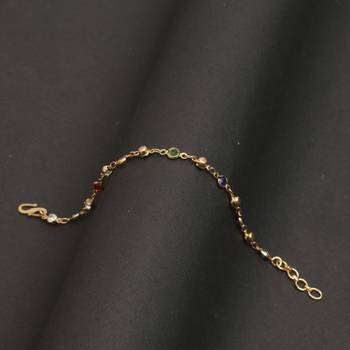 Multicolor Gold plated copper bracelet 1