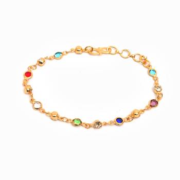 Multicolor Gold plated copper bracelet 2