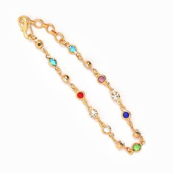Multicolor Gold plated copper bracelet 3