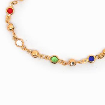Multicolor Gold plated copper bracelet 4