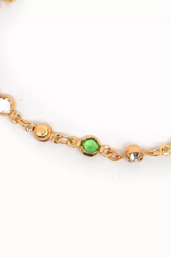 Multicolor Gold plated copper bracelet