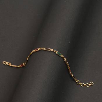Gold plated copper bracelet 1