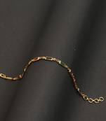Gold plated copper bracelet