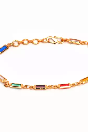Gold plated copper bracelet