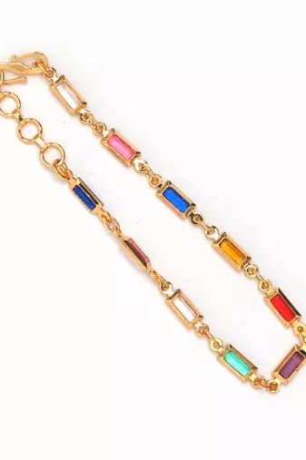 Gold plated copper bracelet
