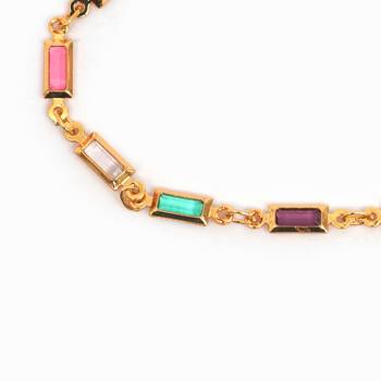 Gold plated copper bracelet 4