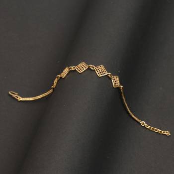 Gold plated copper bracelet 1