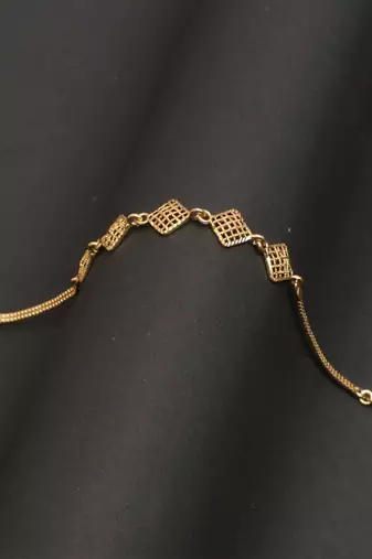 Gold plated copper bracelet