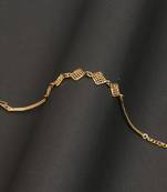 Gold plated copper bracelet