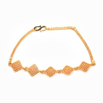 Gold plated copper bracelet 2