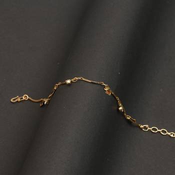 Gold plated copper bracelet 1