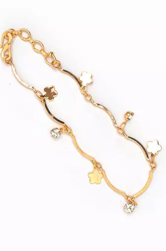 Gold plated copper bracelet