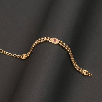 Gold plated copper bracelet 1