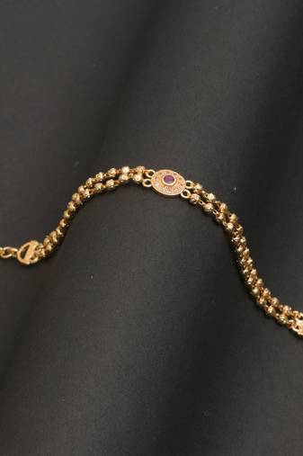 Gold plated copper bracelet