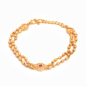 Gold plated copper bracelet 2