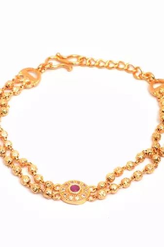 Gold plated copper bracelet