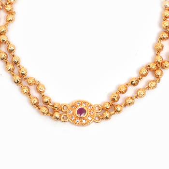 Gold plated copper bracelet 4
