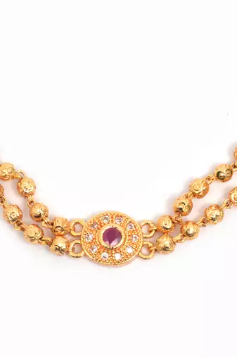 Gold plated copper bracelet