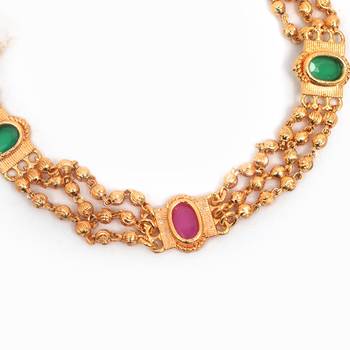 Multicolor Gold plated copper bracelet 4