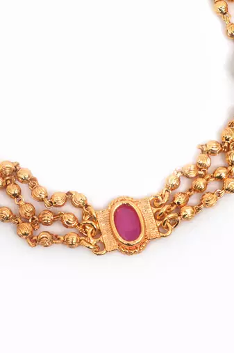 Multicolor Gold plated copper bracelet