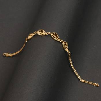 Gold plated copper bracelet 1