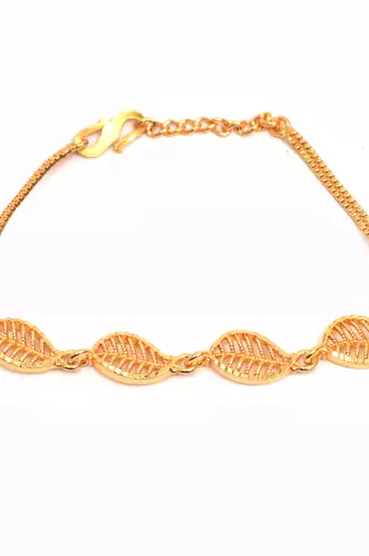 Gold plated copper bracelet