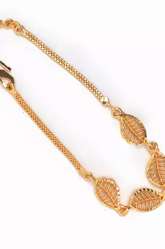 Gold plated copper bracelet