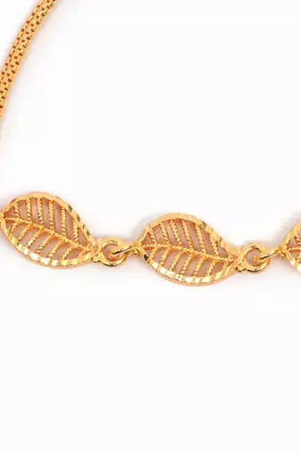 Gold plated copper bracelet