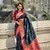 Rama soft silk blend woven meenakari saree