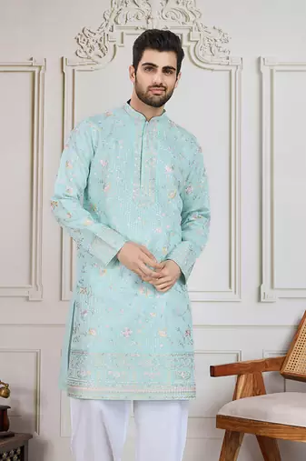 Green steel floral workkurta