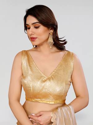Beige jimmy choo sequin embroidery cut work partywear saree 4