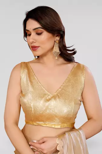Beige jimmy choo sequin embroidery cut work partywear saree