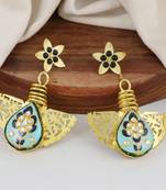 Gold finish vintage  earrings