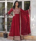 Premium designer readymade gown with dupatta sets
