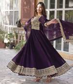 Premium designer readymade gown with dupatta sets