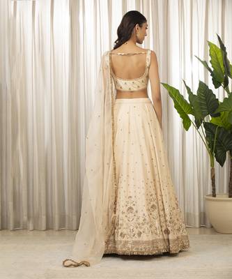Cream Lehenga Set 2
