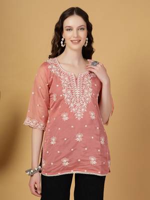 rust organza top 1