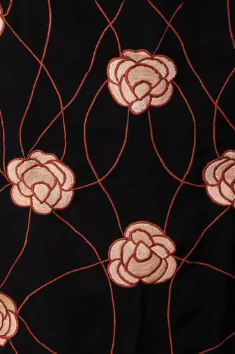 Heavy floral embroidered bottom anarkali abaya