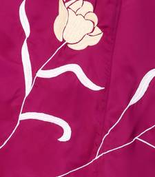 Embroidered flower stems anarkali abaya