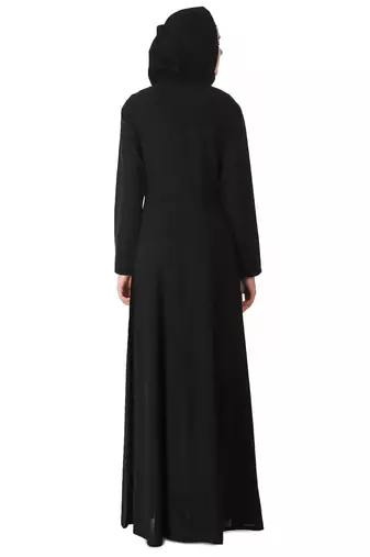 Floral patch work anarkali abaya