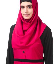 Scalloped dual color abaya
