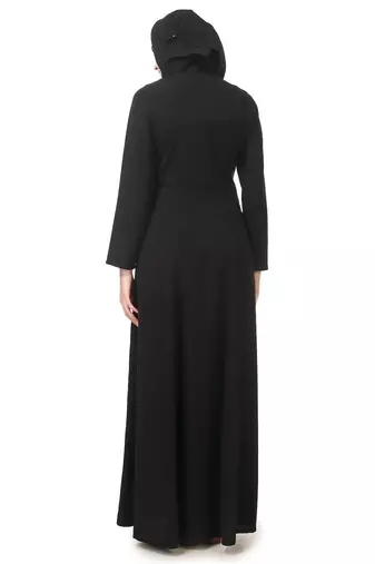 Premium front embroidered anarkali abaya