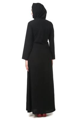 Semi formal light embroidery nida abaya 4