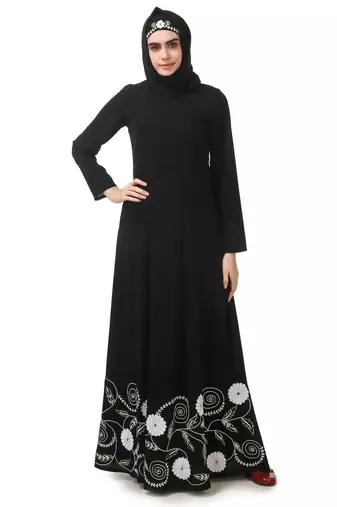 Heavy embroidered party wear anarkali abaya