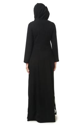 Heavy embroidered party wear anarkali abaya 4