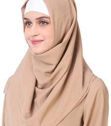 Dual color asymmetric panel abaya