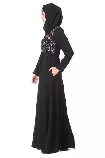 String fit waist anarkali abaya
