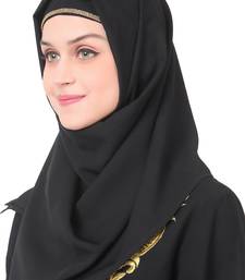 Gold embroidered fancy occasion wear abaya