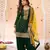 Green Embroidered Viscose Punjabi Salwar Suit